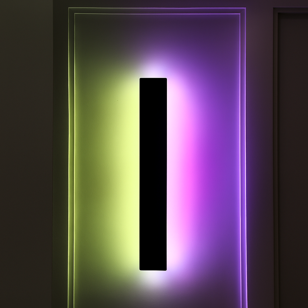 Visual GlowWall RGB – 80 cm vägglampa med smart app och dynamisk ljuseffekt