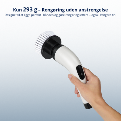 Cleano Brush – 8-i-1 sladdlös elektrisk rengöringsborste med 140 cm teleskopstång