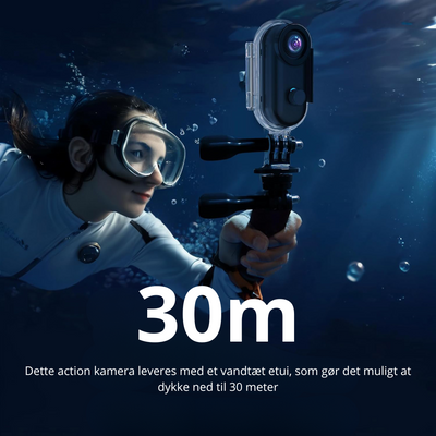 Visual GoCam Mini - Mini-actionkamera med 4K, app och vattentät design
