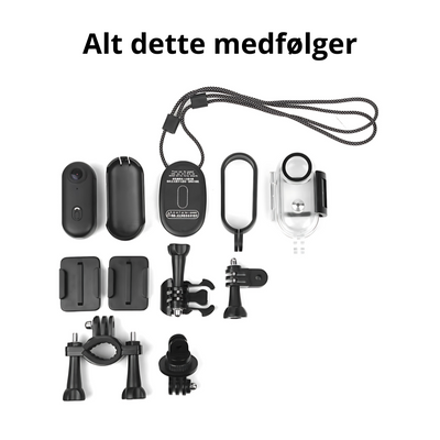 Visual GoCam Mini - Mini-actionkamera med 4K, app och vattentät design