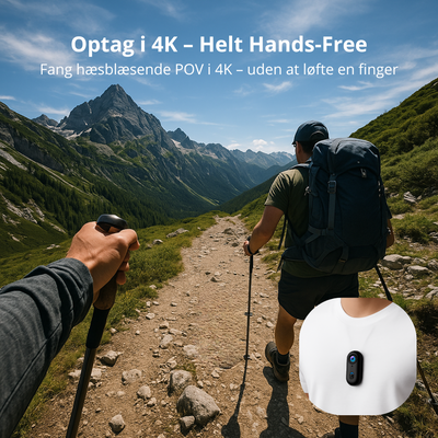 Visual GoCam Mini - Mini-actionkamera med 4K, app och vattentät design