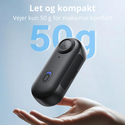 Visual GoCam Mini - Mini-actionkamera med 4K, app och vattentät design