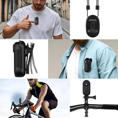 Visual GoCam Mini - Mini-actionkamera med 4K, app och vattentät design