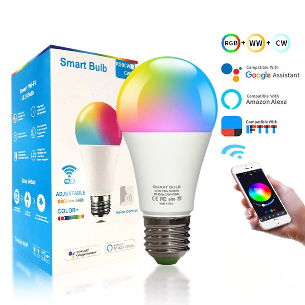 Visual Smart Bulb – WiFi- och Bluetooth-LED-glödlampa med RGBCW- och appstyrning