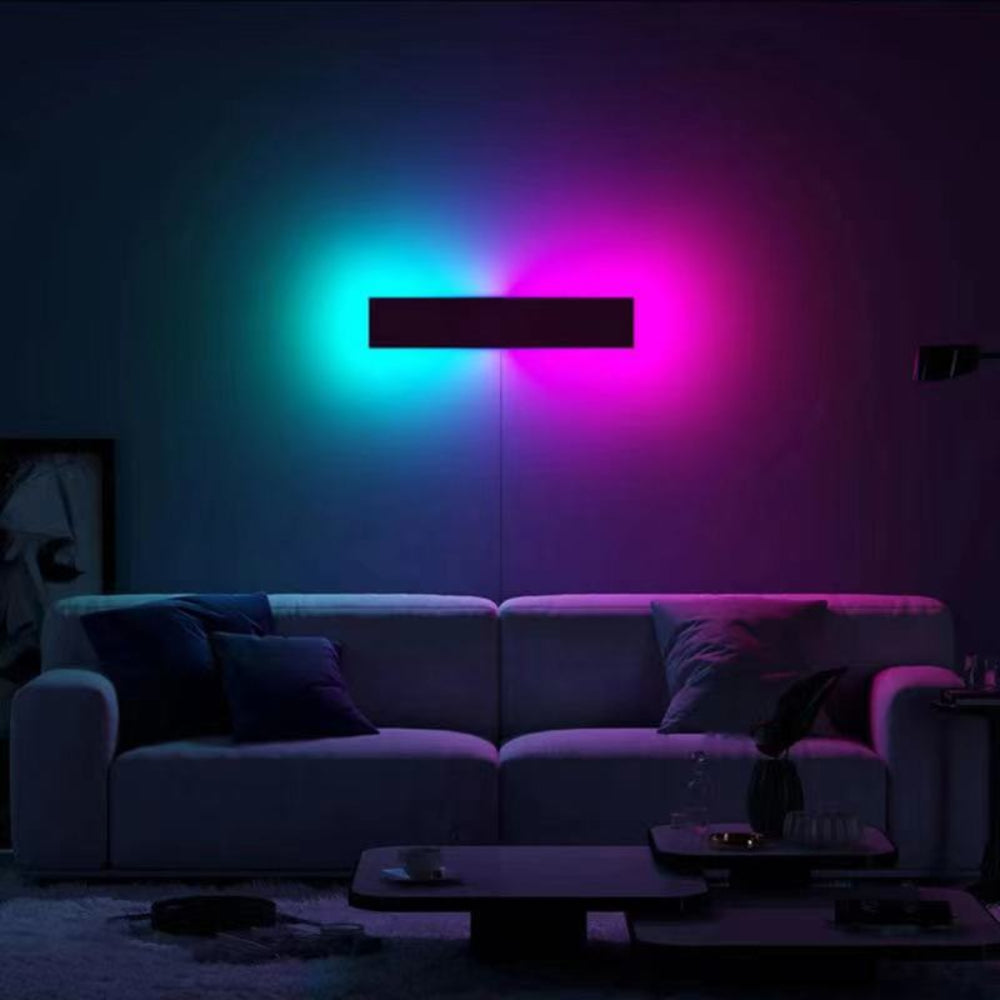Visual GlowWall RGB – 80 cm vägglampa med smart app och dynamisk ljuseffekt